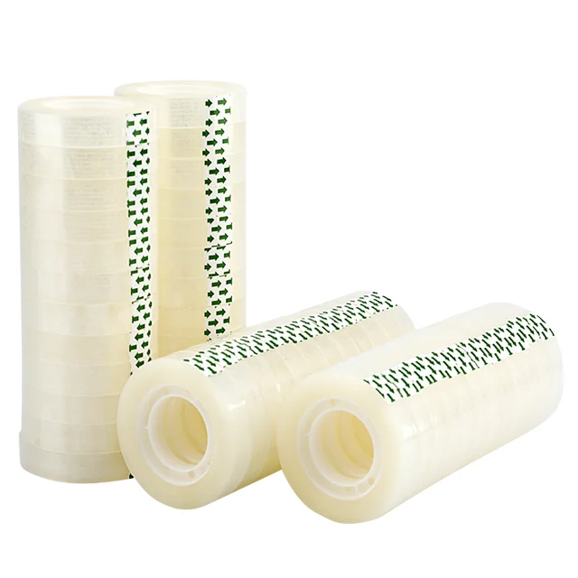 Manufacturer supply office school decoration stationery tape high transparency super clear stationery tape cuastom drafting tape