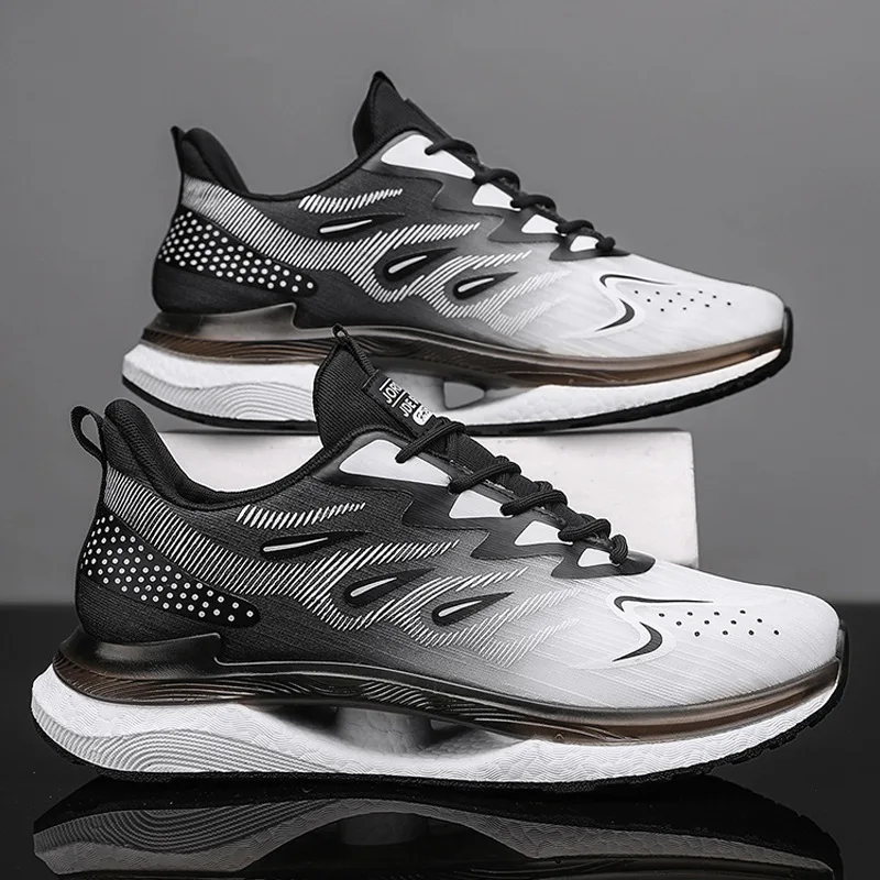 New fashion custom logo breathable casual shoes for men  sneaker walking running shoes