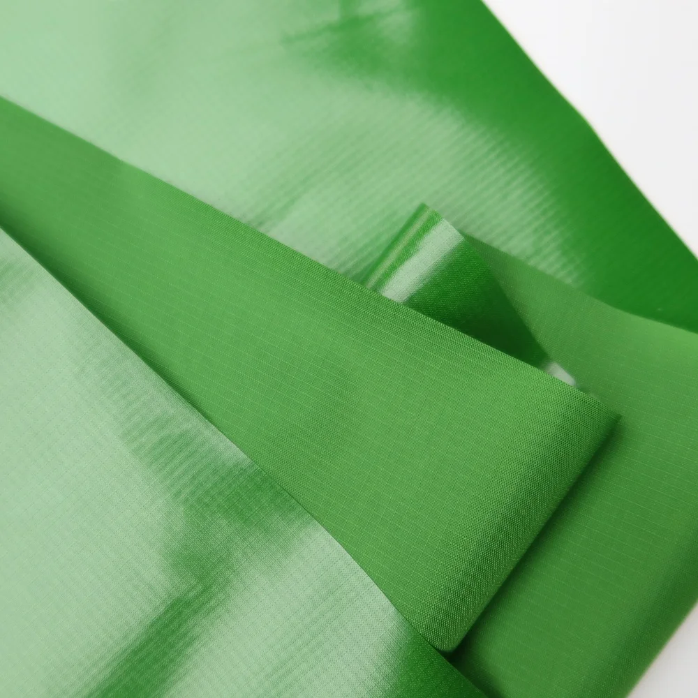 Inflatable Tpu Fabric Airtight Mesh Ripstop Green 70D Nylon Laminated TPU Outdoor Fabric
