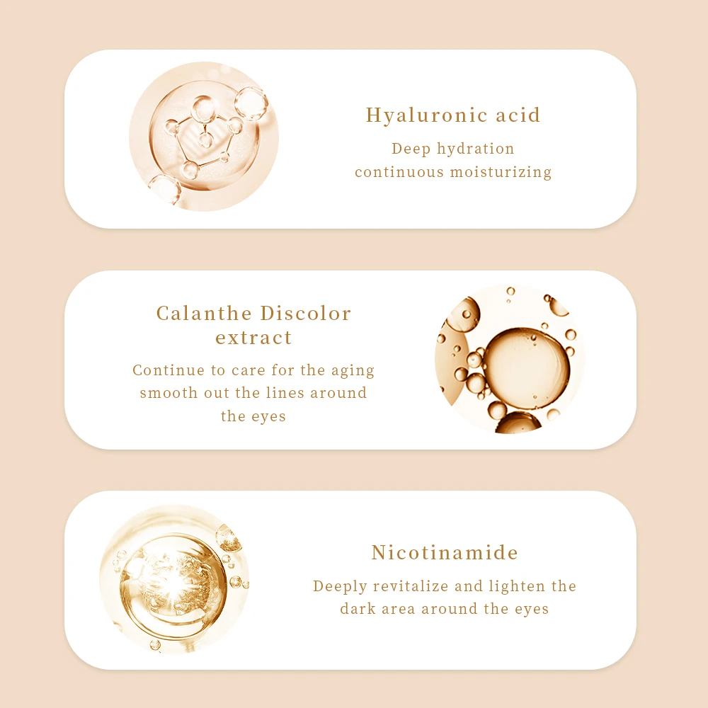 OEM Available Cosmetic Anti Wrinkle Organic Plant Eye Wrinkle Essence Cream