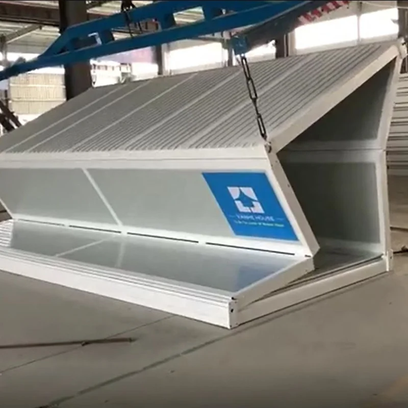 The Newest Prefab Demountable Cafe/Restaurant/Studio/Cafe/Fast Food/Office Design Floor Plans Install Folding Container House