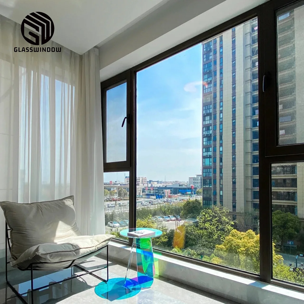 Glasswindow aluminum sliding window with blue glass 	 gazebo outdoor aluminum luxury aluminum windows with mosquito mesh