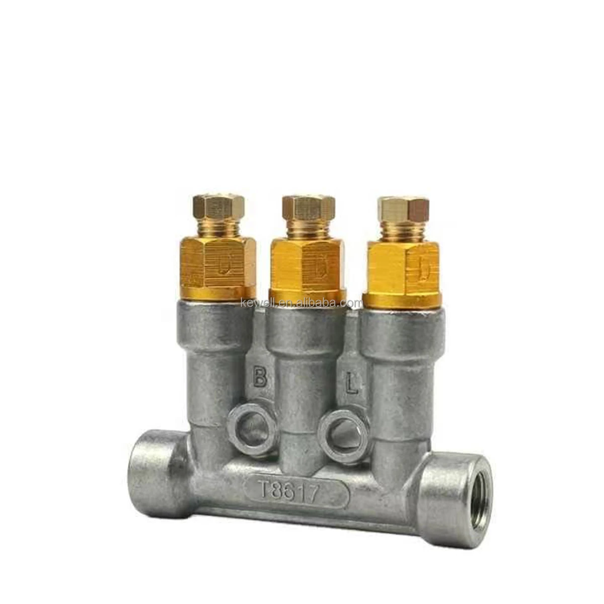 T8623  Oil Distributor Automatic Volumetric Lathe Thin Oil Fitting Distributor For Central Lubrication System Cnc Machine