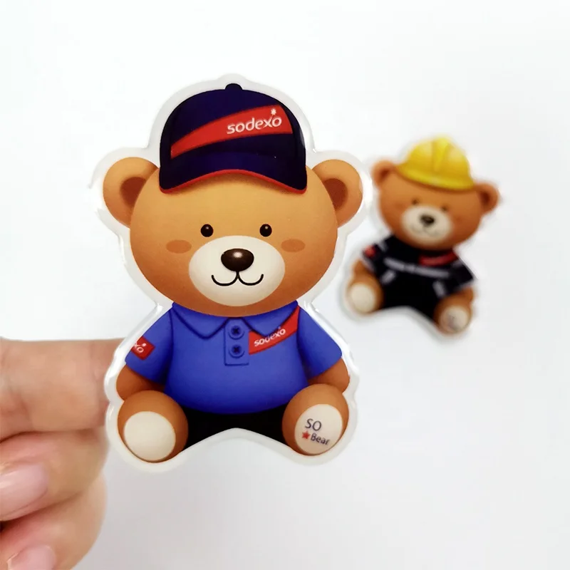 Waterproof UV Resistance Custom Crystal Dome Stickers Company Logo Printed 3D Epoxy Resin Gel Stickers