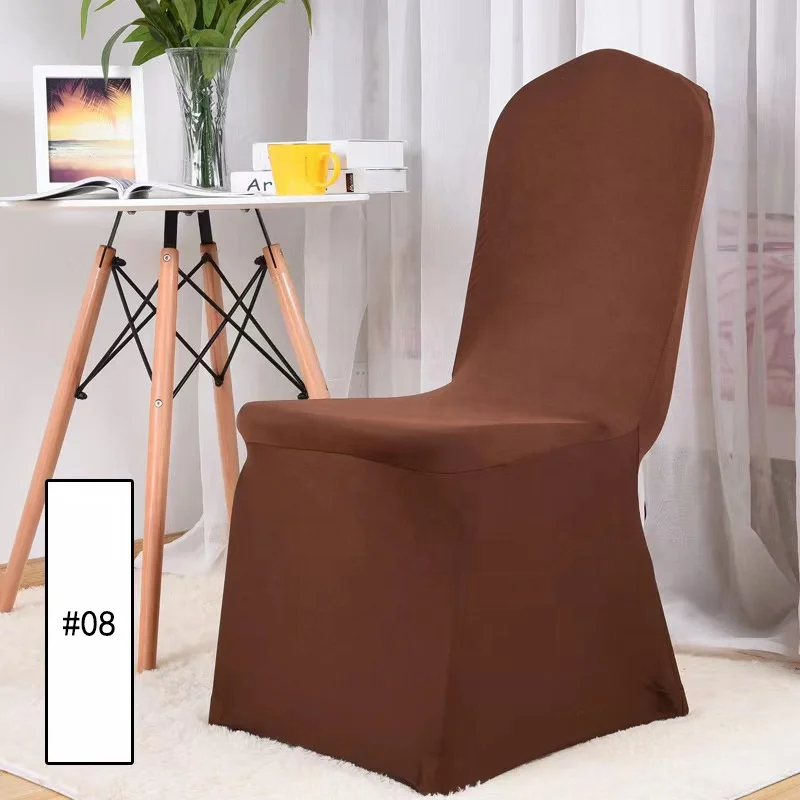 2023 wholesale elastic chair cover white