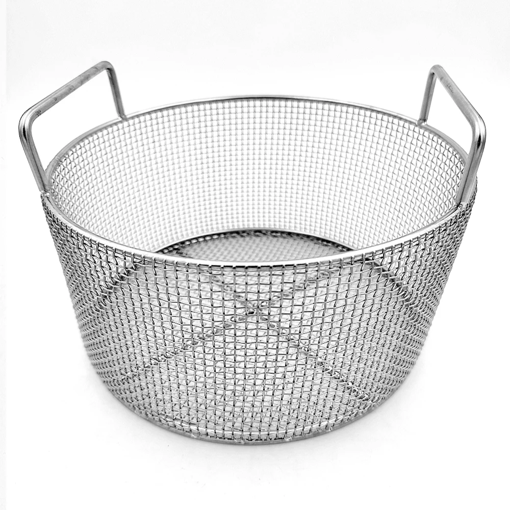 Stainless steel storage woven net basket Rustic-Style Tote Basket for Home Decor Customized wire mesh basket