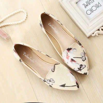 XY031 designer flat women casual dance butterfly shoes
