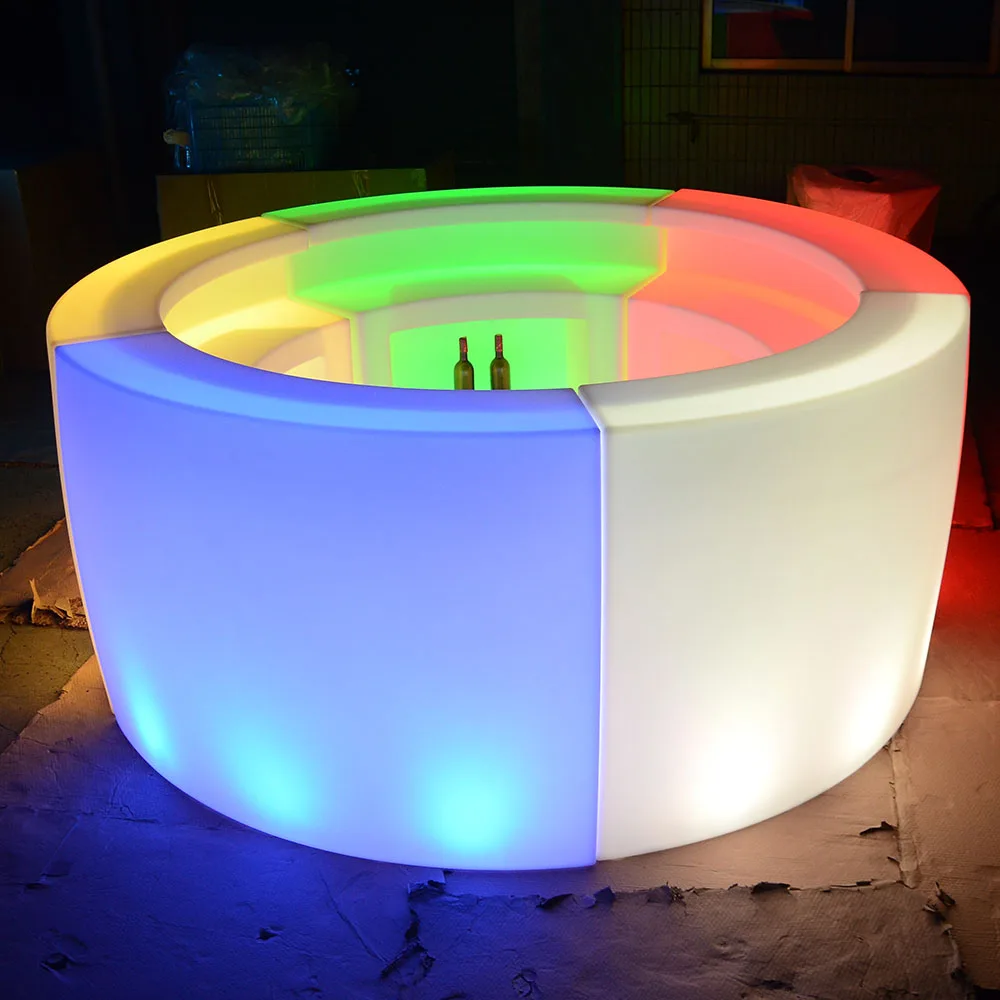 design mini hotel bar counter /hookah bar furniture lounge,luxury LED bar table, Illuminated fantastic bar counter stools
