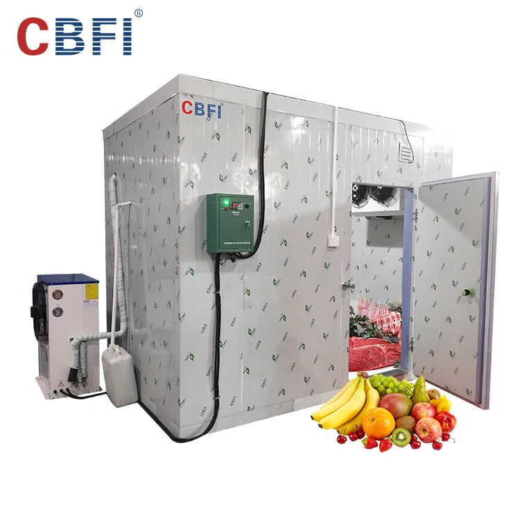 Hot selling Cold Storage Cold Room Cooling System , Blast freezer Room For Meat And Fish