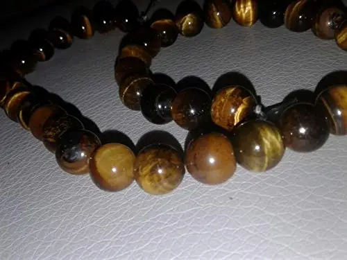 12mm Natural Round Yellow Tiger Eye Stone Beads Loose Gemstone Beads