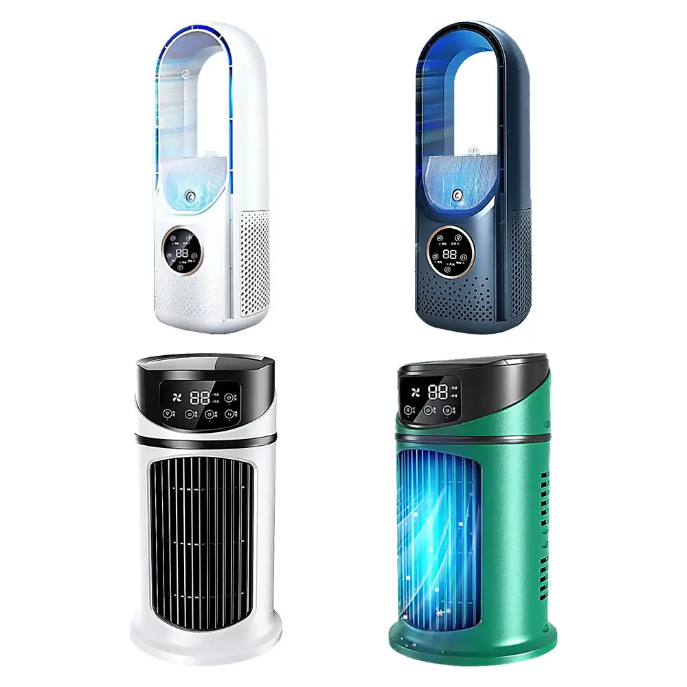 Humidification And Cooling Water Cooled Spray Fan USB Mini Air Conditioner Cooler Mobile Portable Cooling Desktop Fan