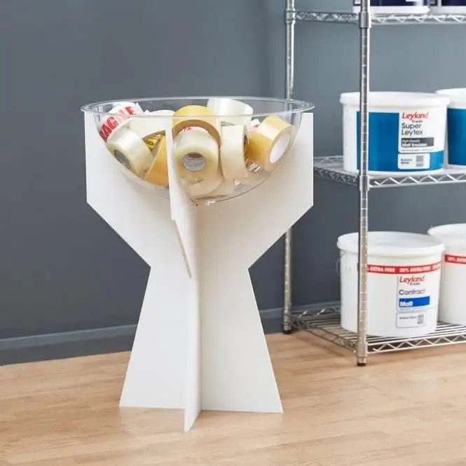 Custom Half Sphere Clear Retail Dump Bin Display Acrylic Dump Bin with White Base for Promotion,Fishbowl Dump Bin