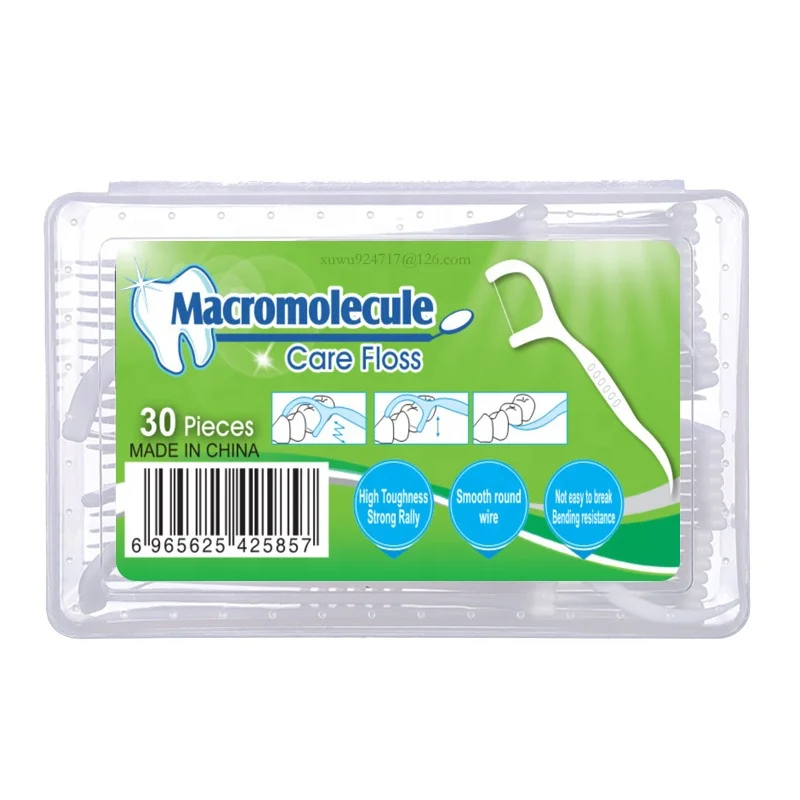 Square Box 30/50 High Quality Dental Floss Manufacturer Dental Pick Floss For Adults Cheap Dental Floss