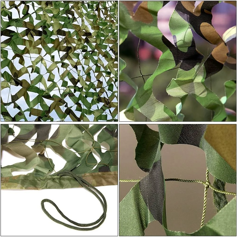 2*3M Sniper Camouflage Net Hunting Clothes Ghillie Suit 150D Polyester Oxford Tactical Army Airsoft Sniper Hunter Camouflage Net