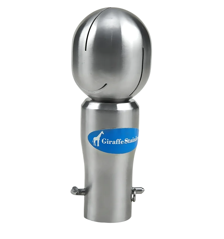 2021 hot sale  304/316  Stainless Steel Sanitary Rotary spray cleaning ball