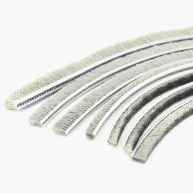 Non-silicified Normal Weather Strip Mohair Weather Stripping Weather Brush Wool pile Sealing Brush