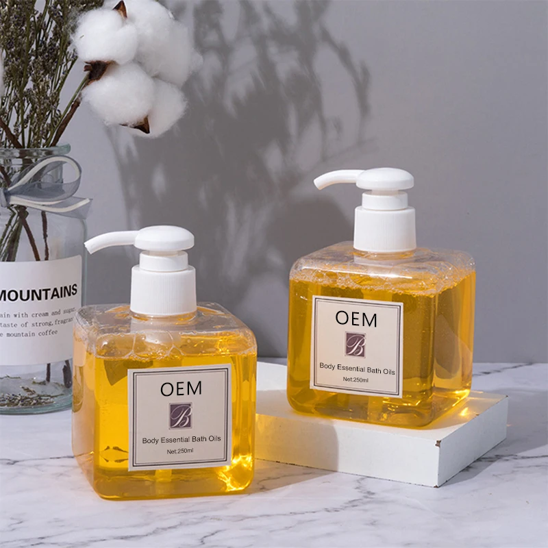 Wholesale Organic Shower Oil Whitening Deep Cleaning Body Bath