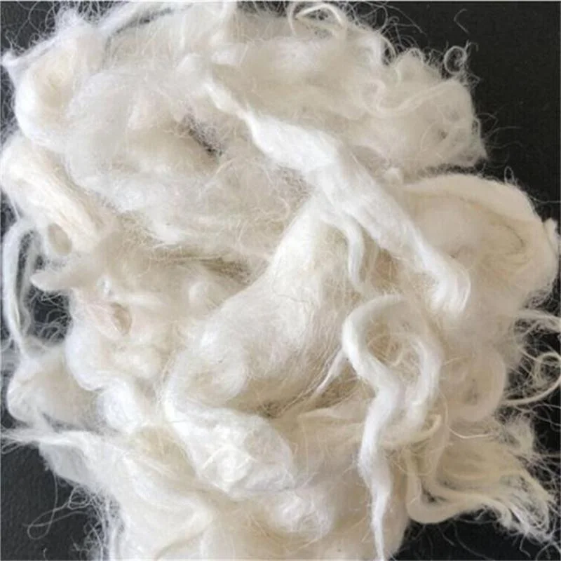 
Scoured Natural White Sheep Wool 