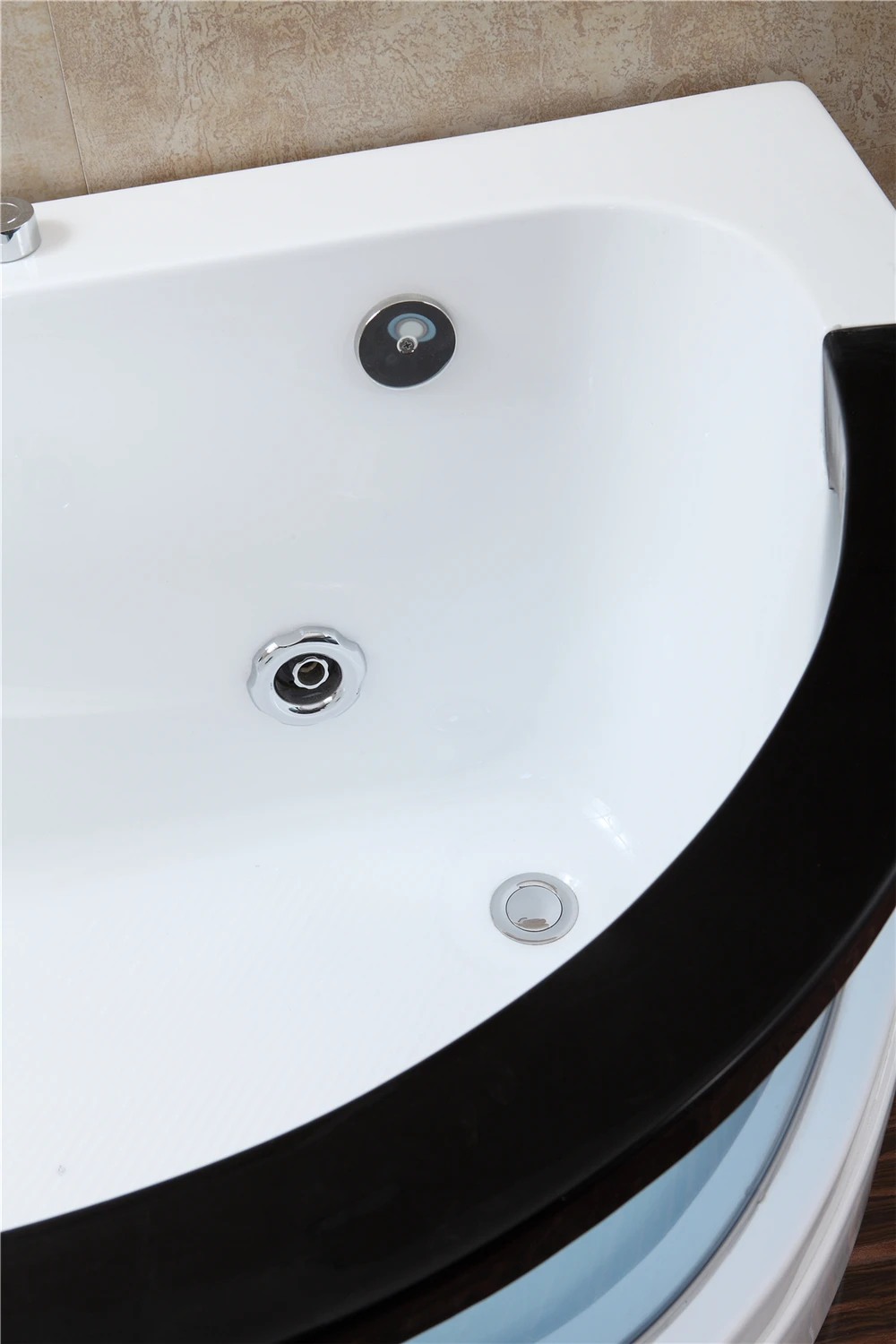 Corner modern massage whirlpool bath tub multi functional indoor bathroom acrylic bathtub