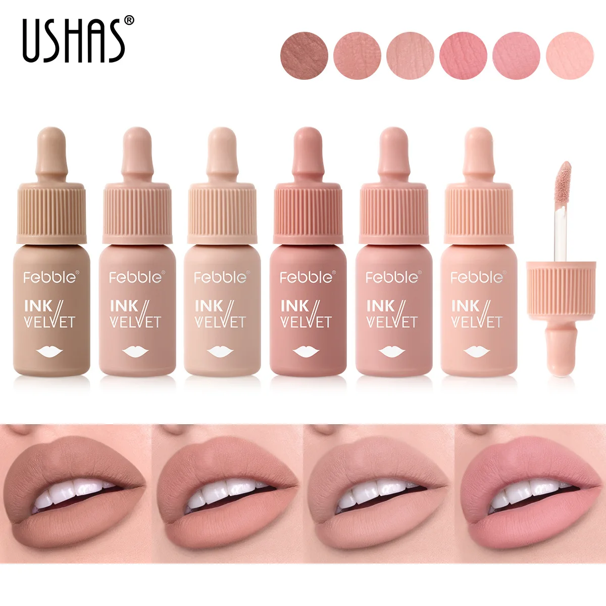 Hot Selling Velvet Liquid Lipstick Matte Non-stick Cup Finish Glaze Long-lasting Waterproof Lip Gloss J1