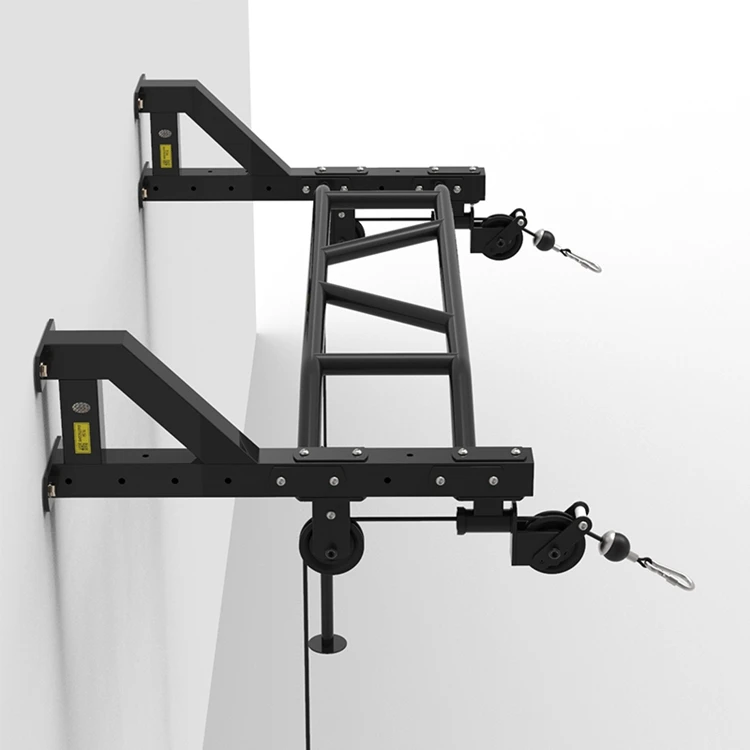 Multifunction strength training pulley block single parallel bars wall mounted Pull up bar Home gym fitness equipment