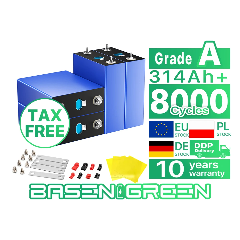 3 2 В 105Ah 230Ah 280Ah 314Ah Lifepo4 батарея призматический литий-ионный элемент Akku для 12 24 48 солнечной энергии