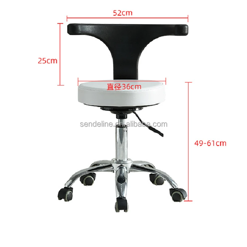 YY-302 Durable PU mold anti deformed tech chair dental technician chair Base salon beauty chair Bar stool