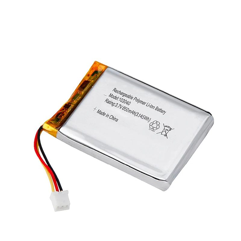 3.7V 850mAh Rechargeable Pouch Cell NCM Polymer Lithium Ion Battery cell for Electric Car