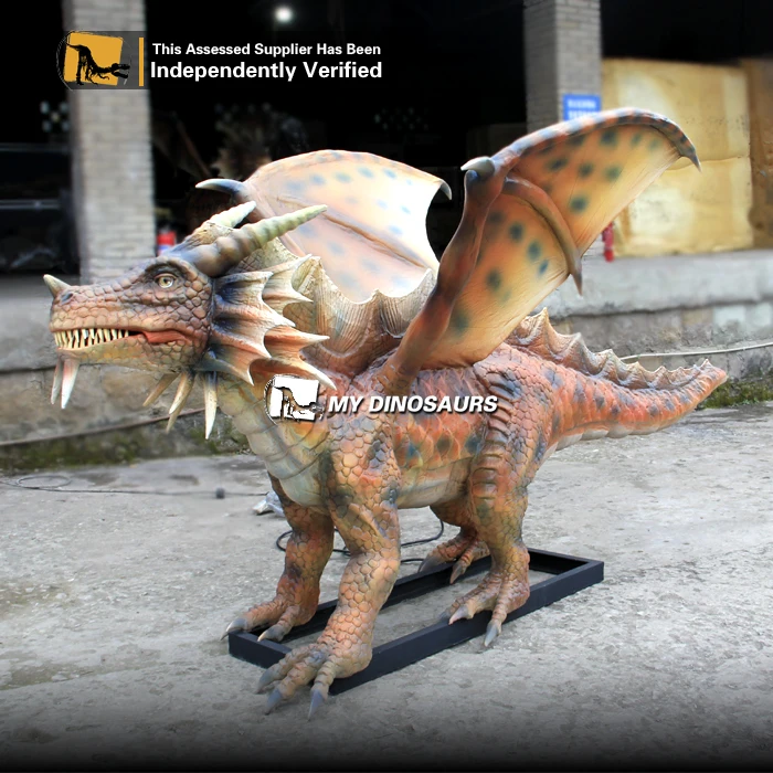 MyDino WD002 ручная работа миф модель дракона аниматронный летающий дракон в натуральный