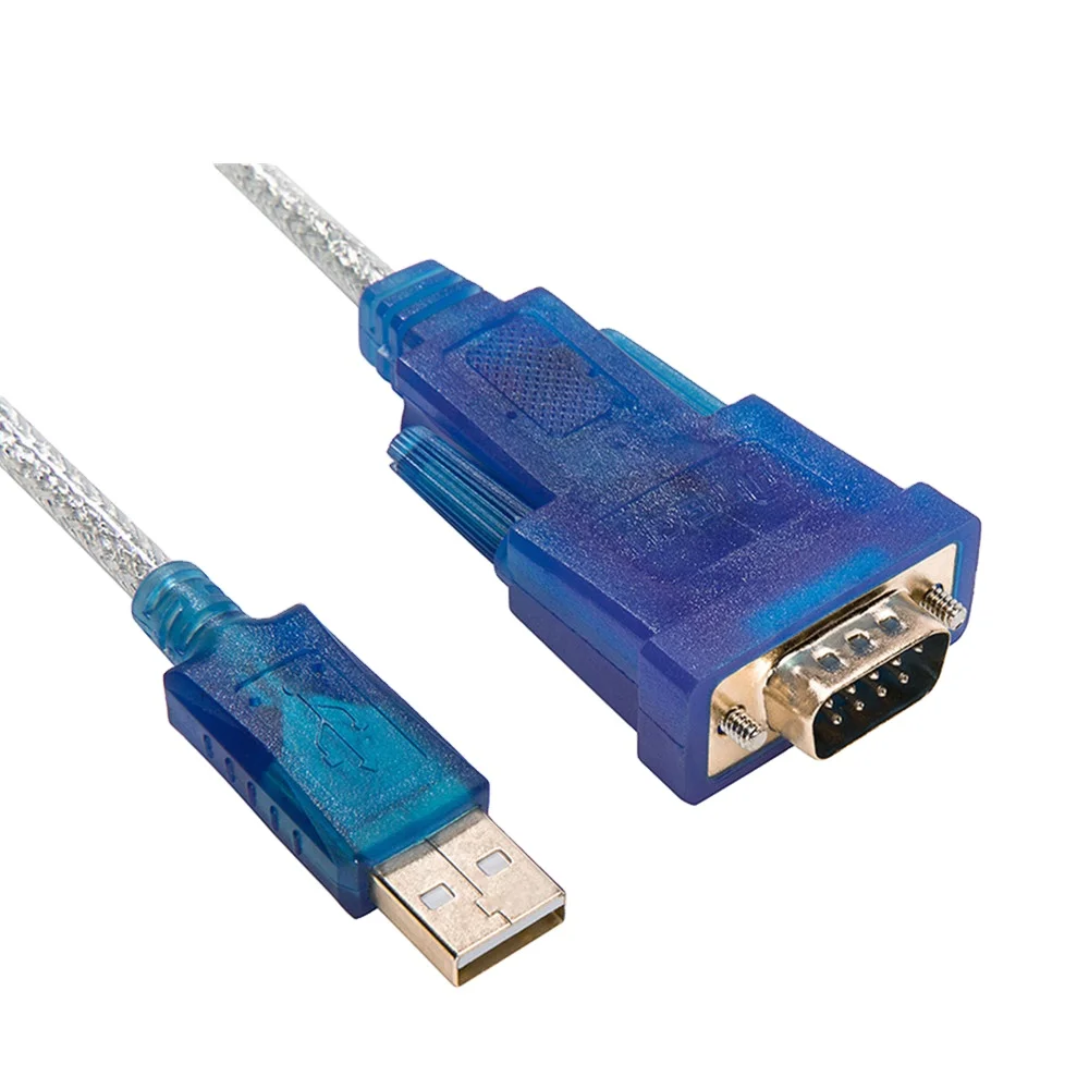 DTECH Hot sell USB 2.0 Standard Converter Cable USB to RS232 Serial Cable DB9 Adapter for Windows 10