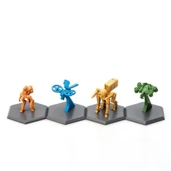 boardgame pawns plastic 