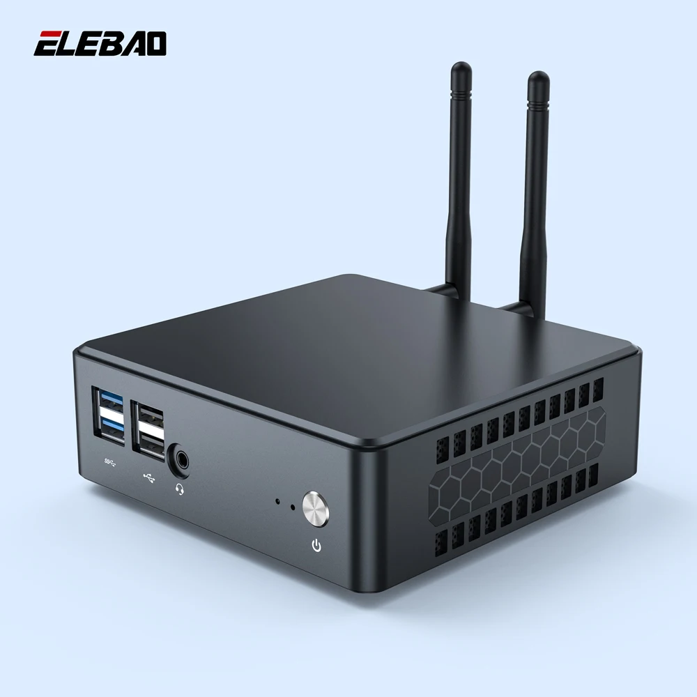 ELEBAO MPI10 Intel Core i3 115G4 I5 1135G7 i7 1165G7 Win11 Business Personal Home Computer PC Desktops Mini PCS
