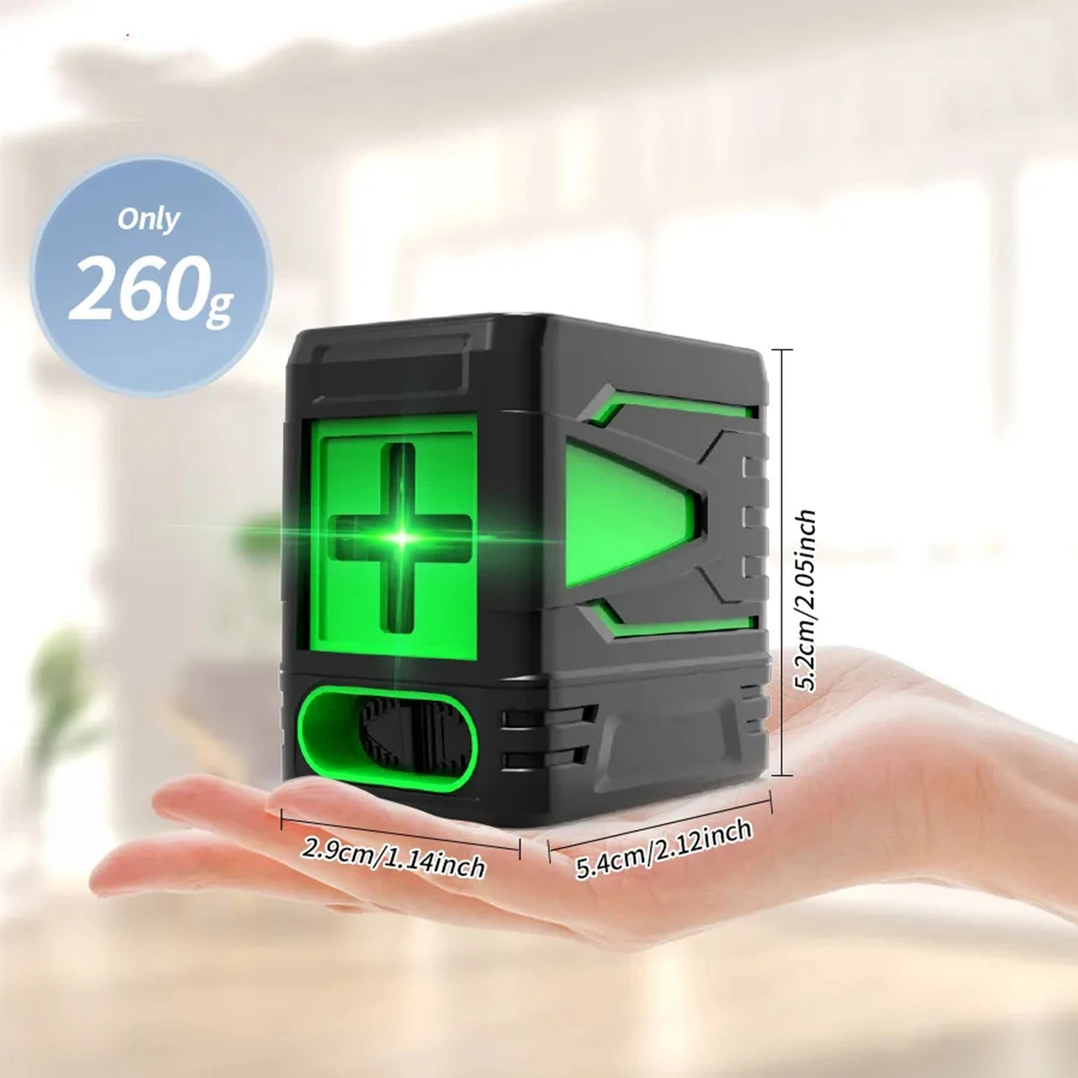 Tiles construction tools mini leveling instrument machine outdoor green beam cross line spirit nivel laser for sale