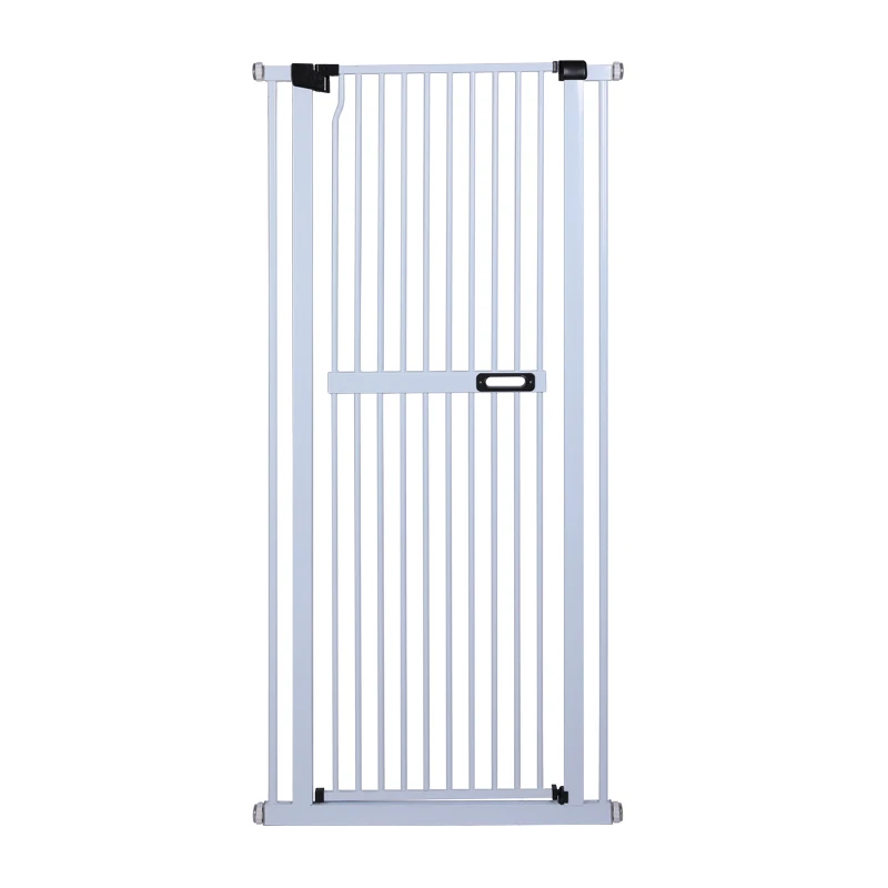 Simple Design Safety Door Gate Height Adjustable Pet Dog Cat Gate All-season 75*151CM