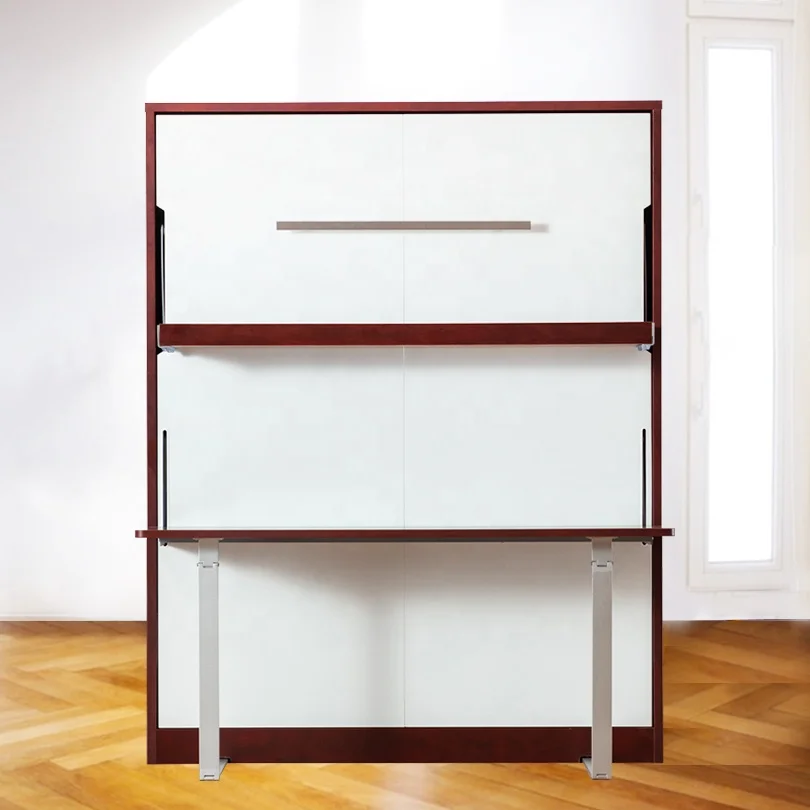 Multifunction vertical saving space wall bed murphy beds with desk