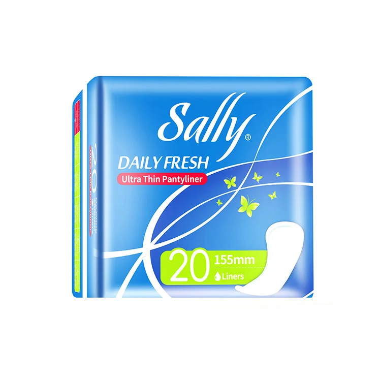 Sally Free Samples Sanitary Napkin Day Use Soft Women Panty Liner
