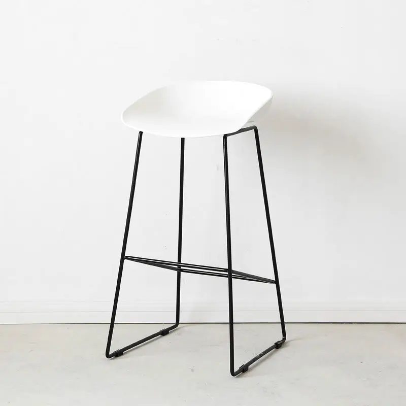 Luxury Bar Stools Modern Cheap Home Kitchen Counter Bar Leisure Plastic Metal Legs Bar Chairs