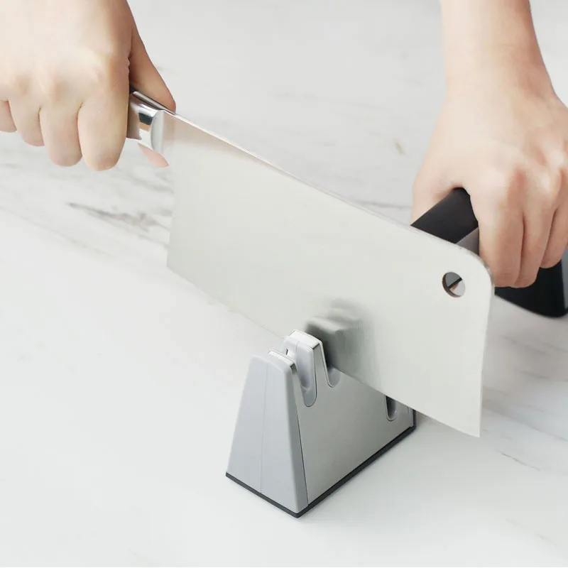 3-Stage Knife Sharpening Tool Blades Kitchen Chef Scissors Sharpener Straight Serrated Knife Sharpener
