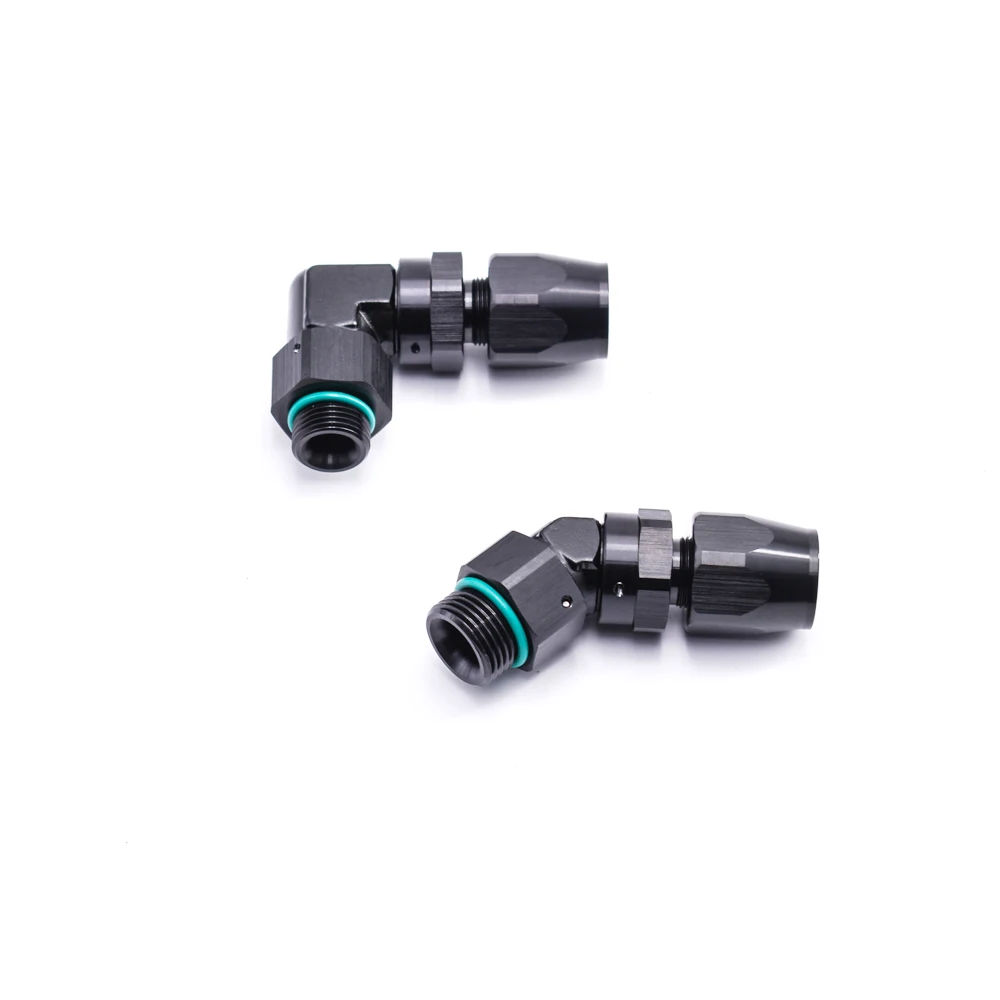 Racing Car Parts Aluminum Anodized Reusable Fuel Oil  SWIVEL DRY SUMP HOSE END  Pipe Fittings