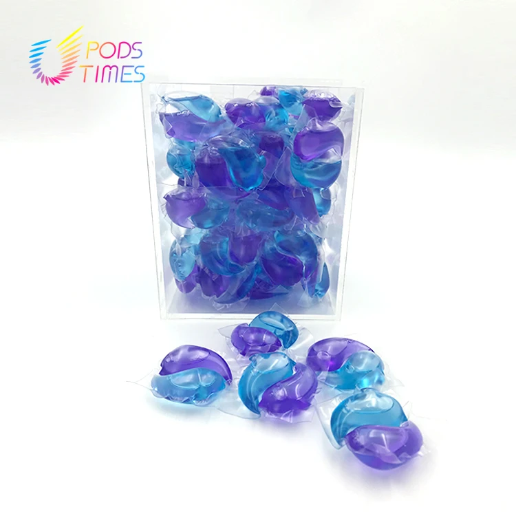 Шарики для моющего средства стирки OEM ODM шарики мытья капсулы от производителя HE 2 в 1 удаления жёстких пятен гель