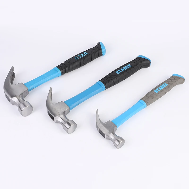Factory Price Forged Hammers Hand Striking Tools 16oz Carbon Steel Forging Power Claw Hammer