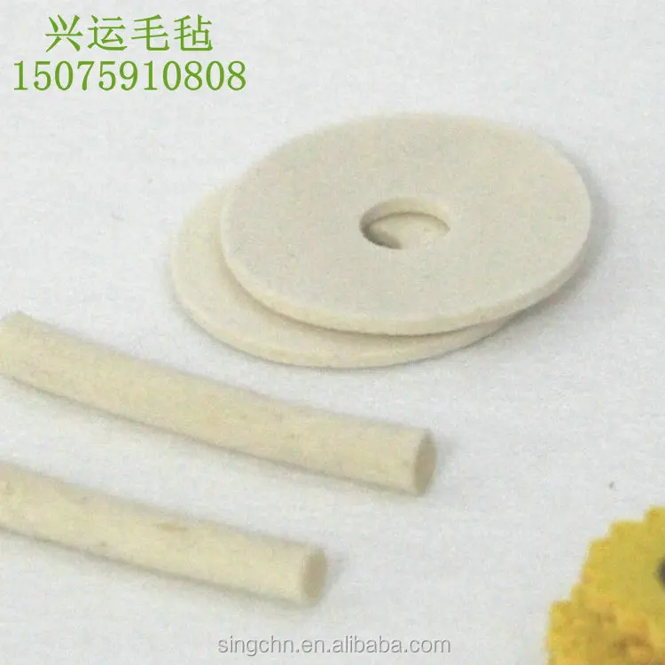 Фабричное производство по индивидуальному заказу, впитывающая масляная прокладка, 100% шерстяной фетровый трубчатый шерстяной войлок