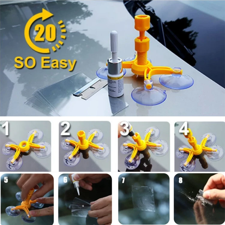 
NEW Other Car care products windscreen glass DIY tools Windshield repair kit 