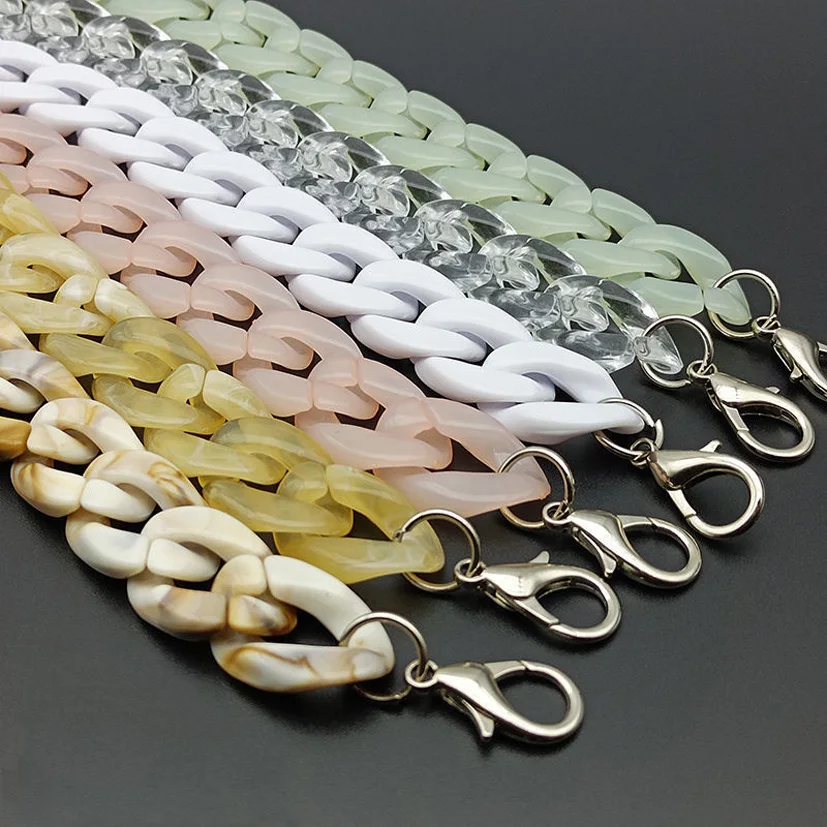Deepeel AL088 60/110cm Handbag Accessories Bag Handle Bags Acrylic Chain Purse Chain
