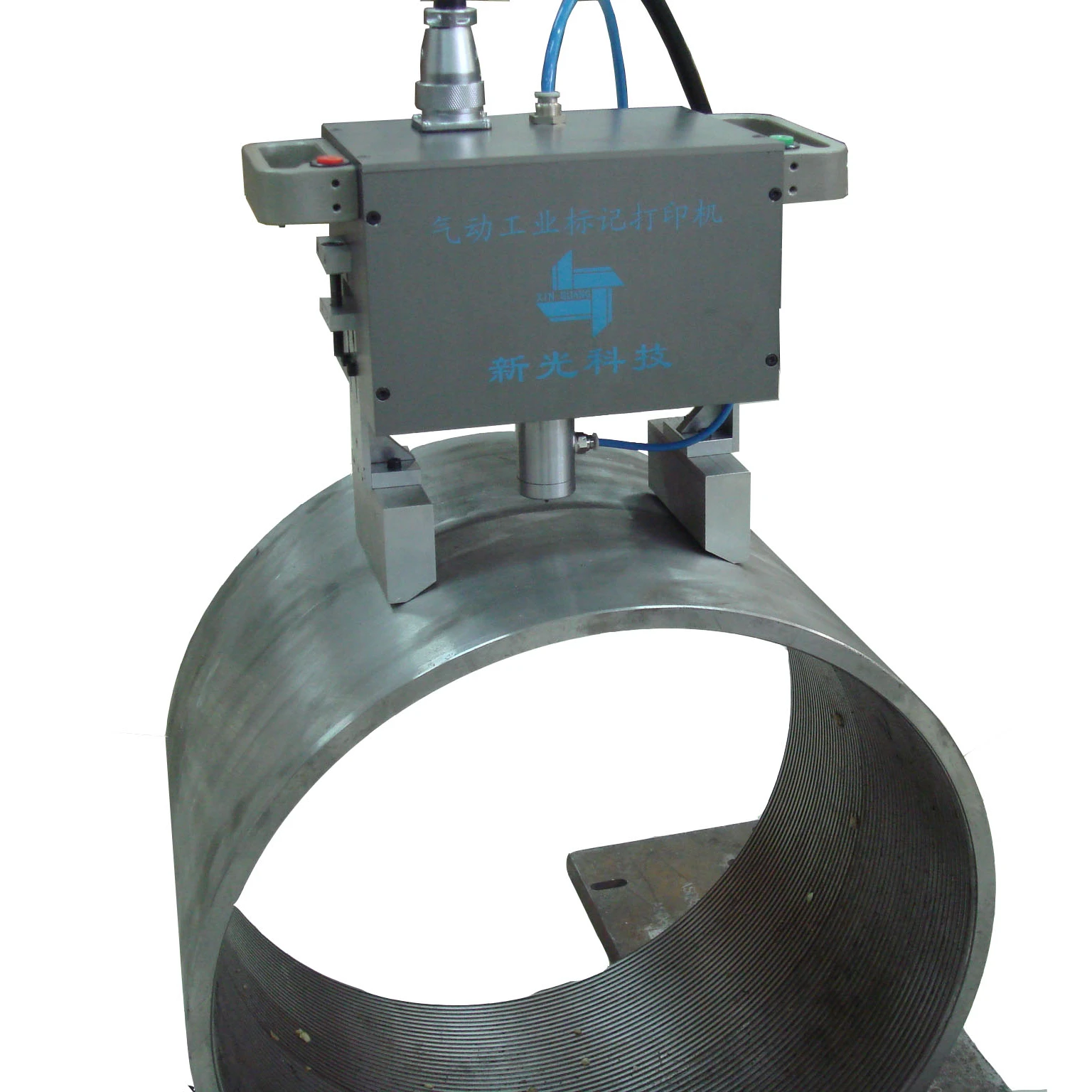 Touch screen control Handheld portable pneumatic chassis dot peen vin number marking machine engraving machine for metal