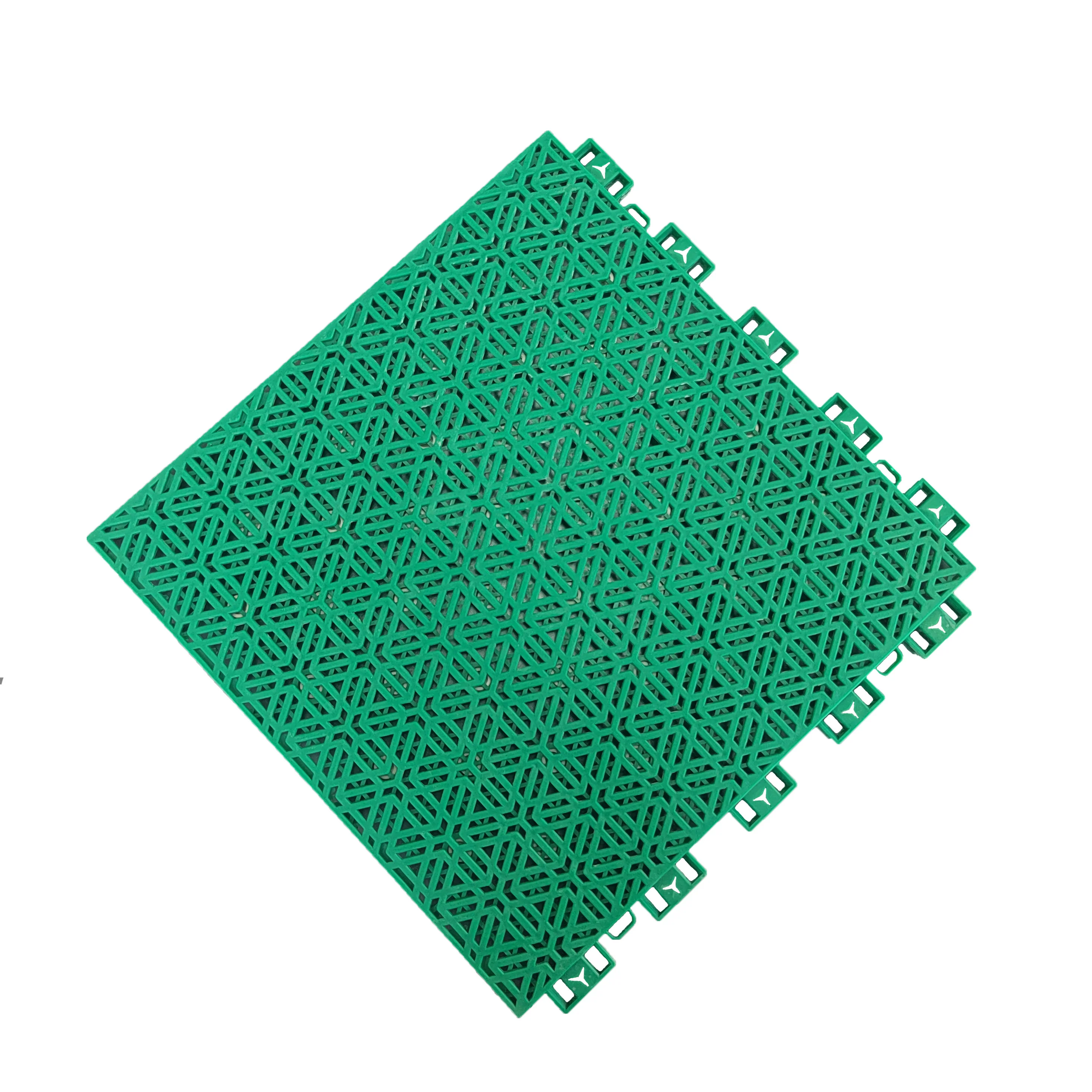 Сцепляющиеся полипропиленовые плитки, спортивный пол, уличный пол для баскетбольной площадки