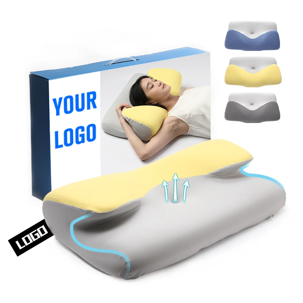 LIANDA P-117 Orthopedic Ergonomic Cervical Pillow Side Back Stomach Sleeper Contour Memory Foam Pillow for Neck Pain Relief