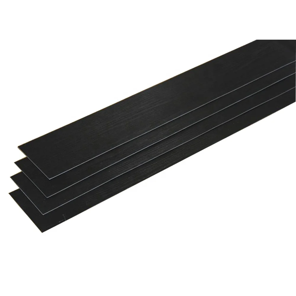 New style SPC waterproof wood laminate peel and stick vinyl floor tile