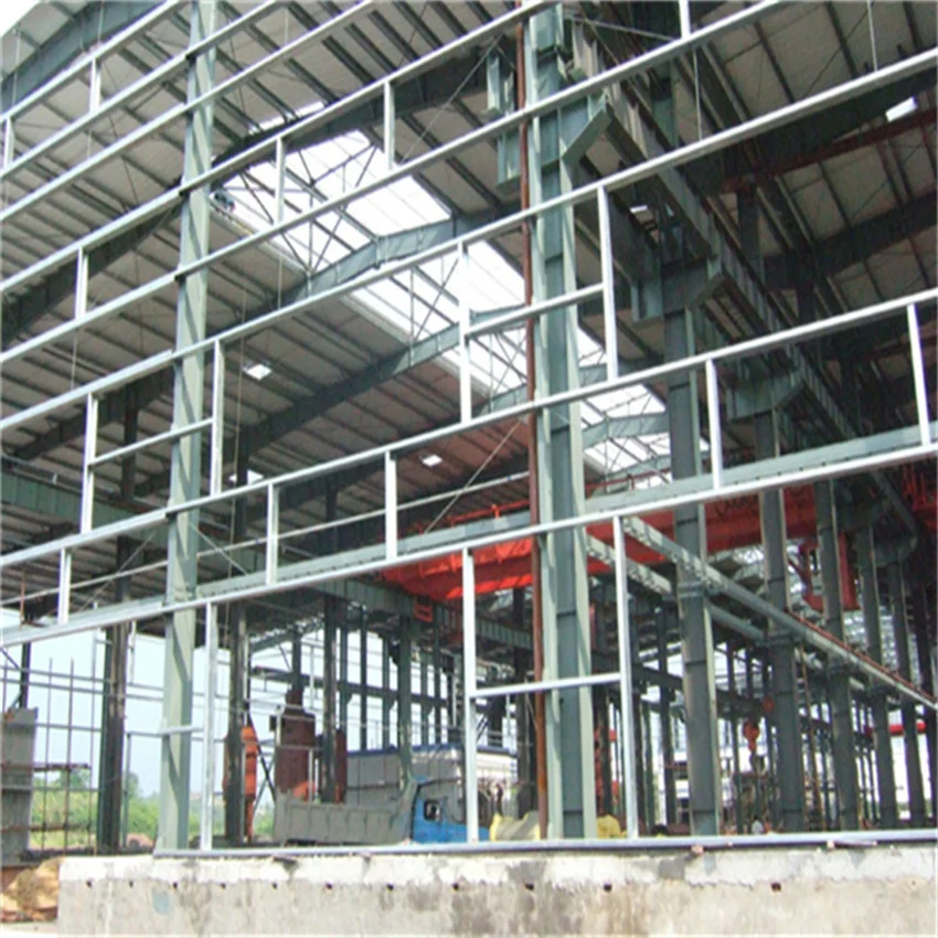 Steel Structure Workshop Building Pre Engineered H Section Light  Weight Steel Frame Construction Produced by Chinese Factory