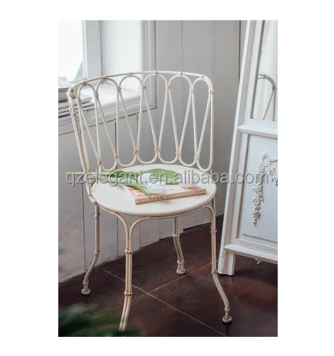 Custom metal outdoor furniture tables and chair french